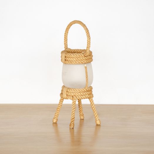 Rope Lantern Lamp by Audoux Minet