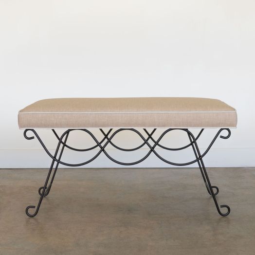 Panoplie Iron Double Loop Bench, Trim