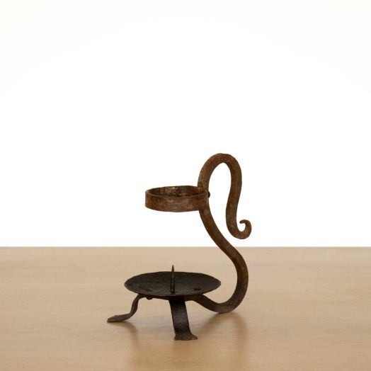 Spanish Forged Iron Candle Holder